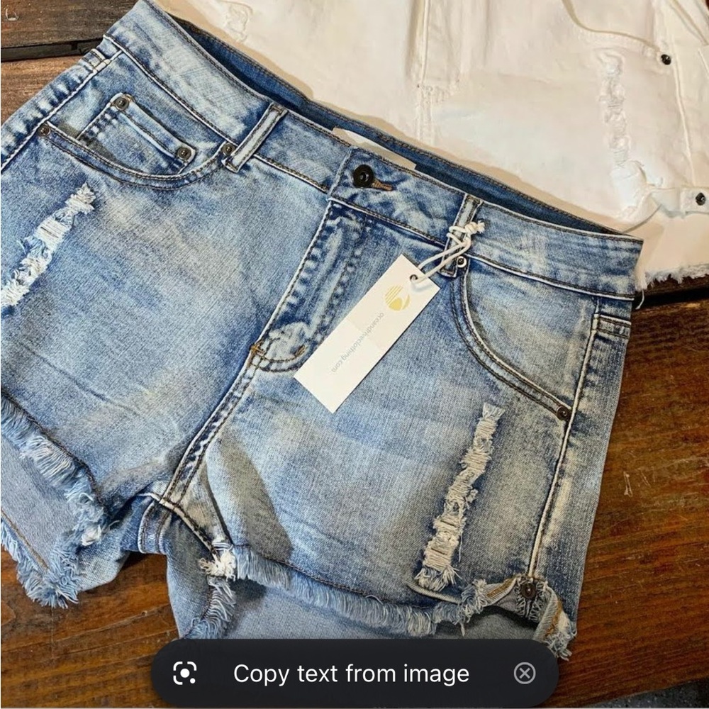 Ocean Drive Women’s Distressed Denim Shorts